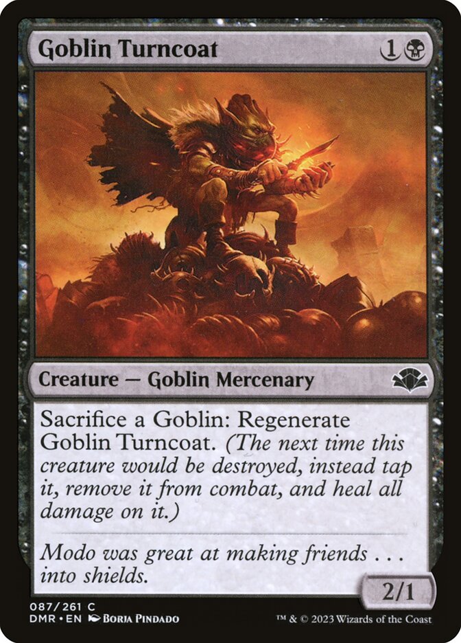 Goblin Turncoat 87 (Dominaria Remastered)  | Good Games Cannington