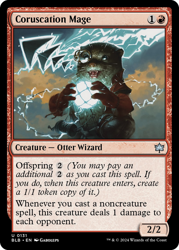 Coruscation Mage [Bloomburrow] | Good Games Cannington