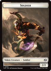 Goblin // Solider (0004) Double-Sided Token [Tarkir: Dragonstorm Commander Tokens] | Good Games Cannington