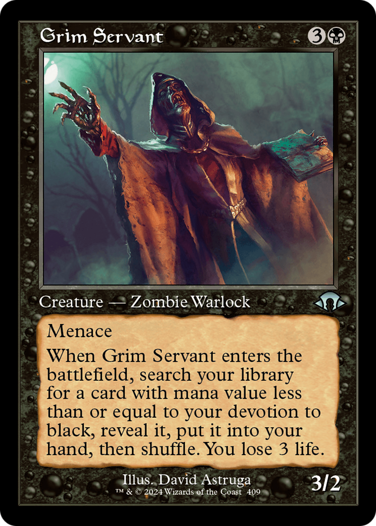 Grim Servant (Retro) [Modern Horizons 3] | Good Games Cannington