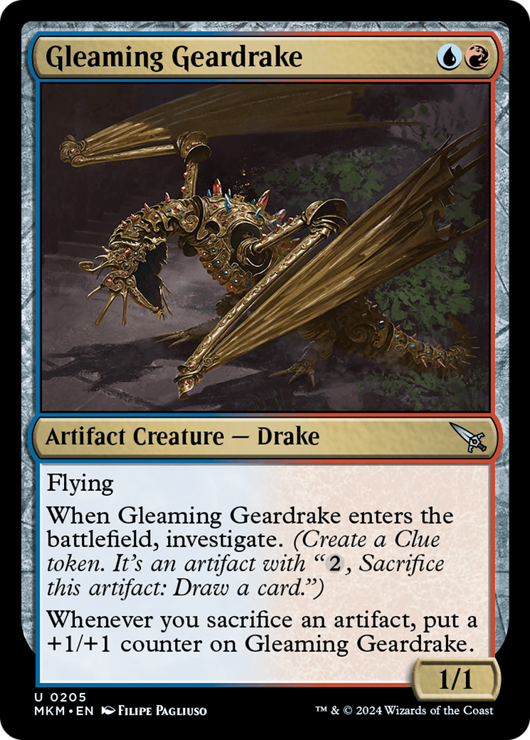 Gleaming Geardrake [Murders at Karlov Manor] | Good Games Cannington