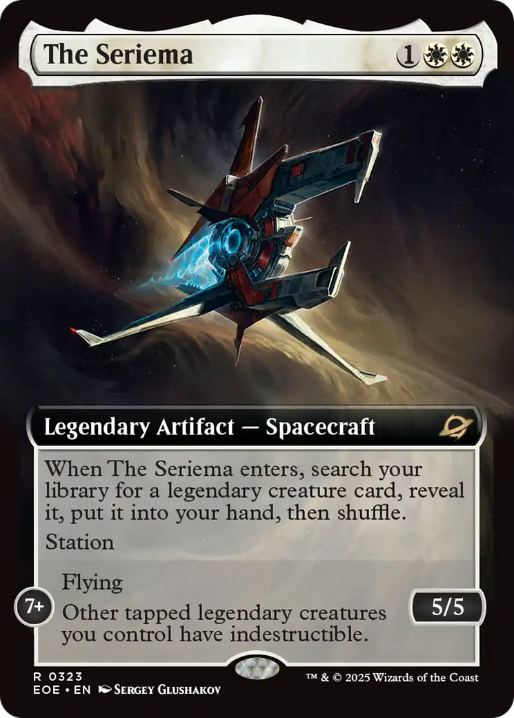The Seriema (Extended Art) [Edge of Eternities] | Good Games Cannington