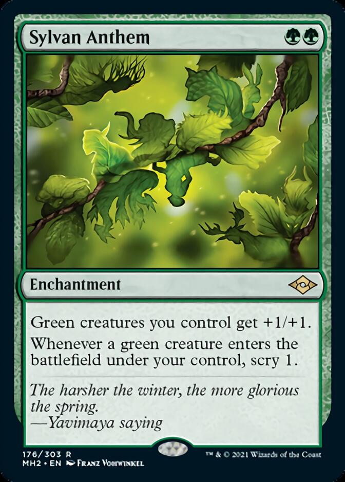 Sylvan Anthem [Modern Horizons 2] | Good Games Cannington