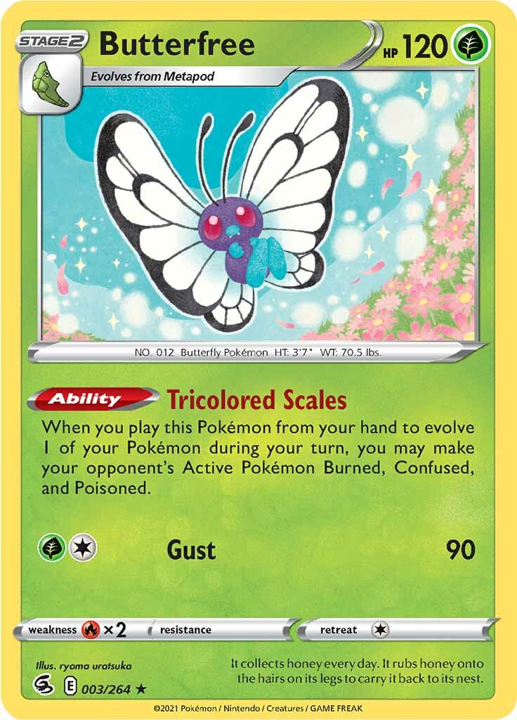 Butterfree (003/264) [Sword & Shield: Fusion Strike] | Good Games Cannington