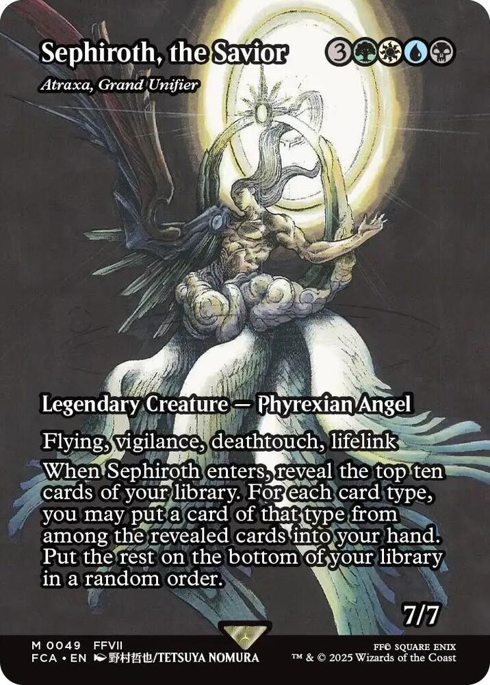 Sephiroth, the Savior - Atraxa, Grand Unifier 49/64 (FINAL FANTASY: Through the Ages)  - Showcase | Good Games Cannington