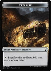 Treasure // Human Double-Sided Token [Commander 2019 Tokens] | Good Games Cannington