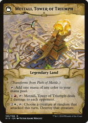 Path of Mettle // Metzali, Tower of Triumph [Rivals of Ixalan] | Good Games Cannington