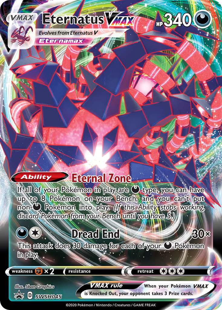 Eternatus VMAX (SWSH045) (Jumbo Card) [Sword & Shield: Black Star Promos] | Good Games Cannington