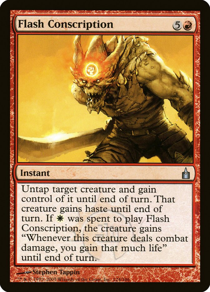 Flash Conscription 124/306 (Ravnica: City of Guilds)  | Good Games Cannington