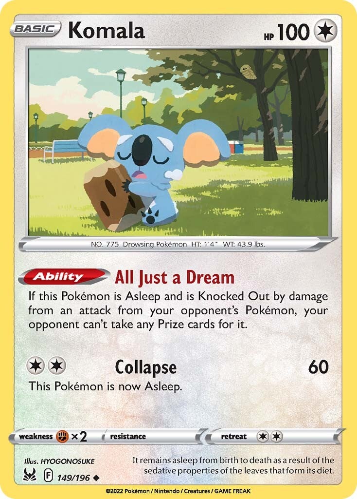 Komala (149/196) [Sword & Shield: Lost Origin] | Good Games Cannington