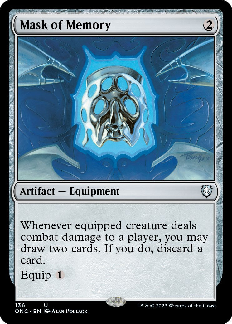 Mask of Memory [Phyrexia: All Will Be One Commander] | Good Games Cannington