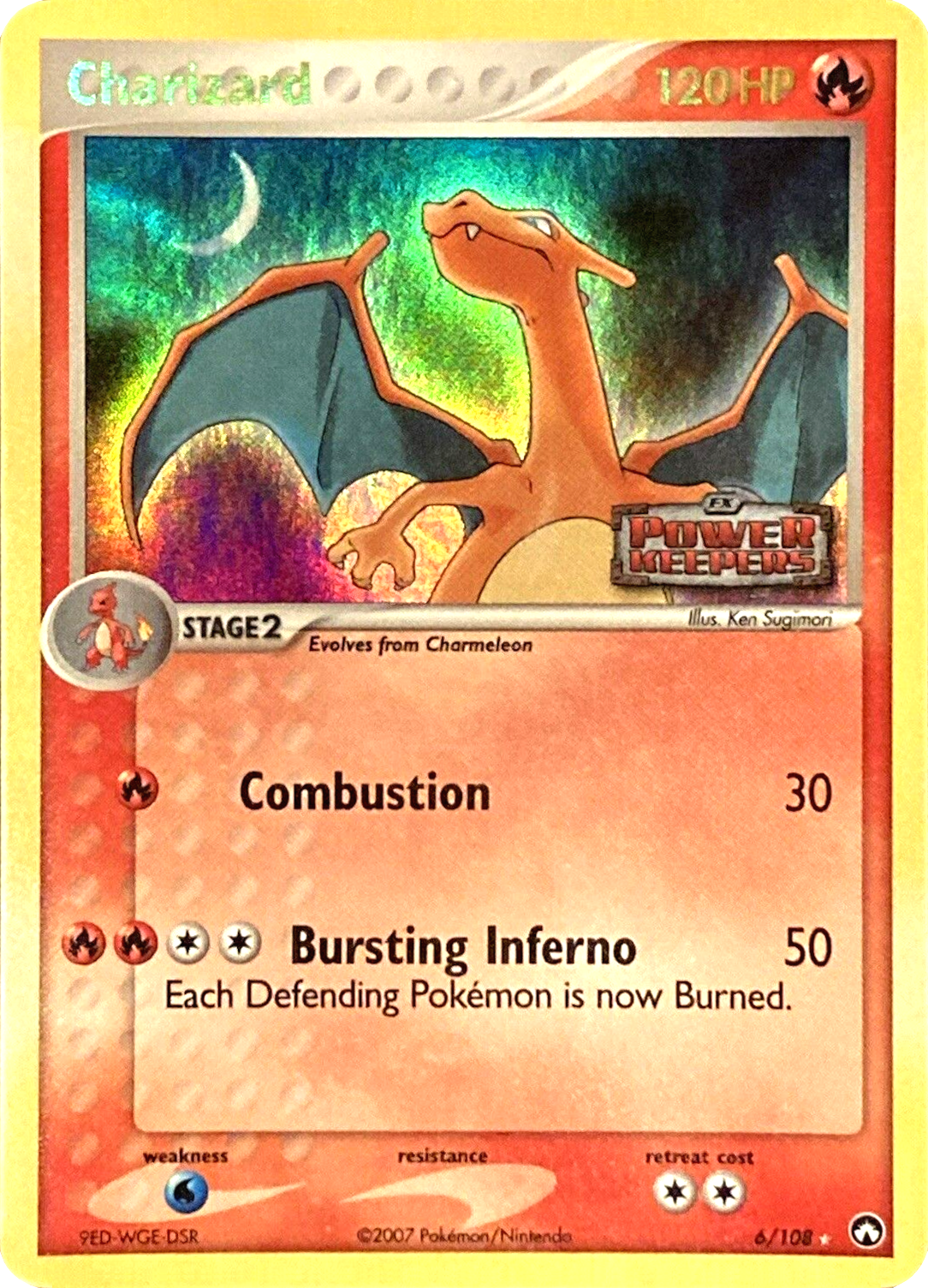 Charizard (6/108) (Stamped) [EX: Power Keepers] | Good Games Cannington