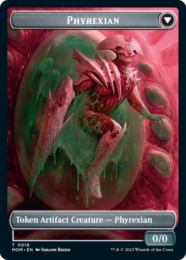 Incubator // Phyrexian (16) Double-Sided Token [March of the Machine Tokens] | Good Games Cannington