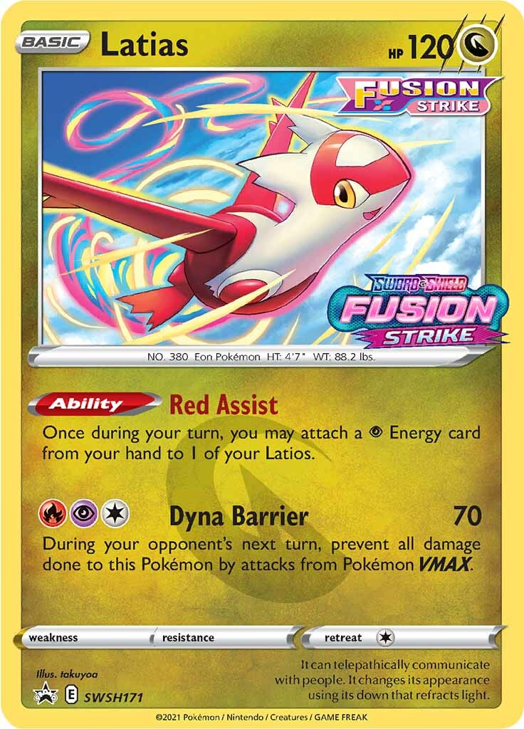 Latias (SWSH171) (Prerelease Promo) [Sword & Shield: Black Star Promos] | Good Games Cannington