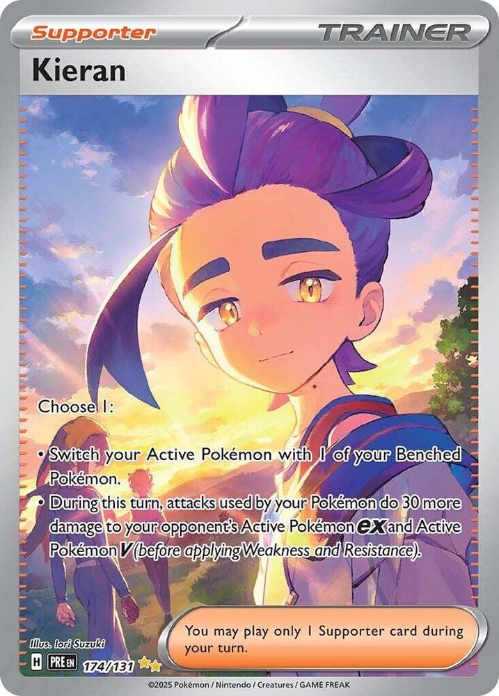 Kieran (174/131) [Scarlet & Violet: Prismatic Evolutions] | Good Games Cannington