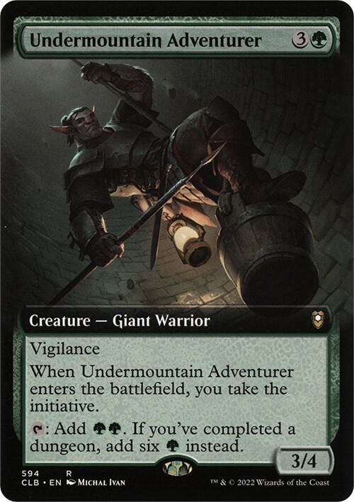 Undermountain Adventurer Extended Art 594 (Commander Legends: Battle for Baldur's Gate)  | Good Games Cannington