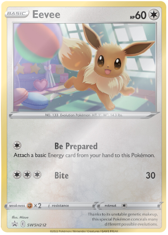 Eevee (SWSH212) [Sword & Shield: Black Star Promos] | Good Games Cannington