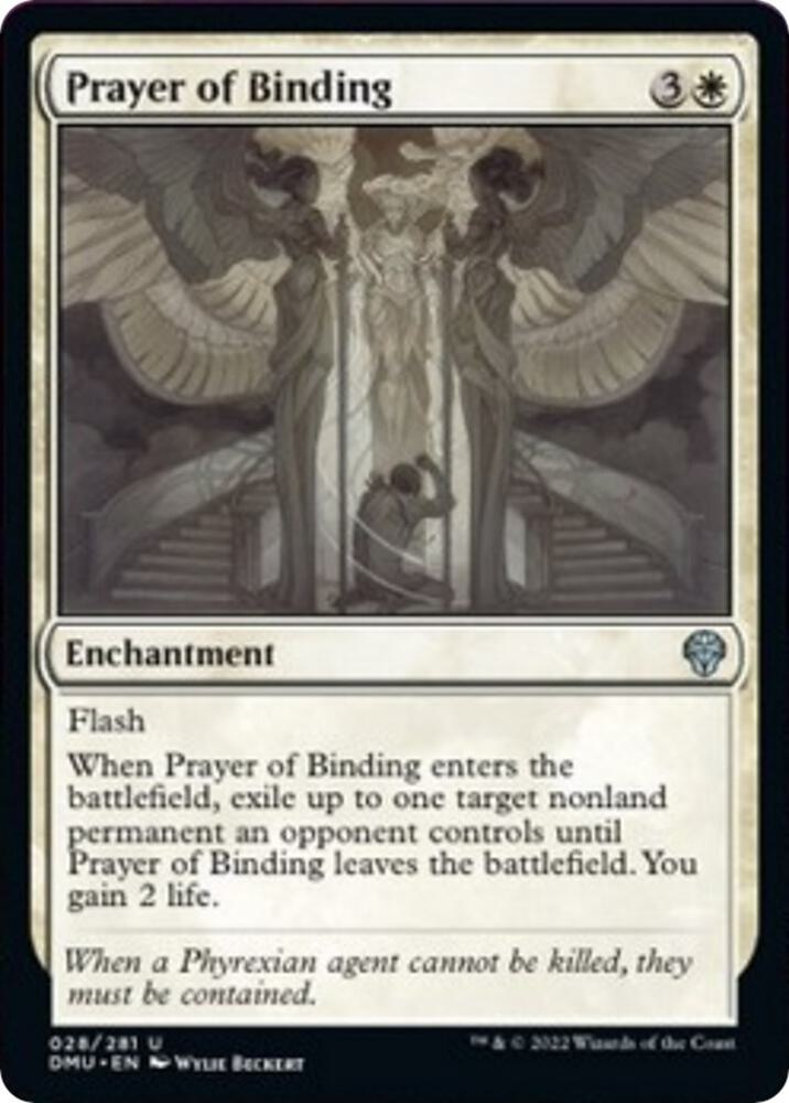 Prayer of Binding 28 (Dominaria United)  - Foil | Good Games Cannington