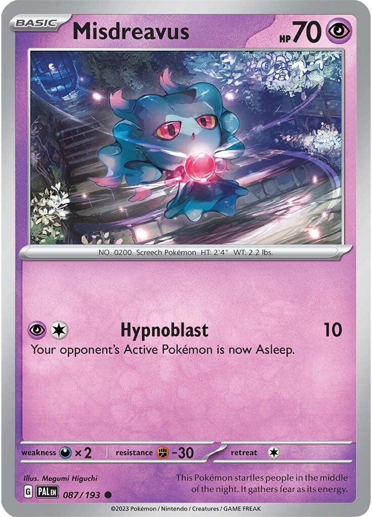 Misdreavus (087/193) [Scarlet & Violet: Paldea Evolved] | Good Games Cannington