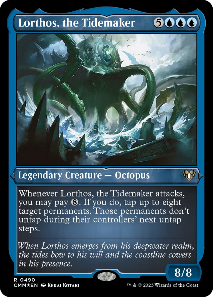 Lorthos, the Tidemaker (Foil Etched) [Commander Masters] | Good Games Cannington
