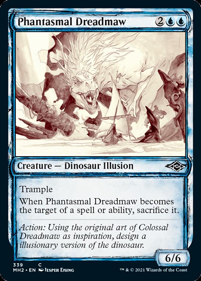 Phantasmal Dreadmaw (Sketch) [Modern Horizons 2] | Good Games Cannington