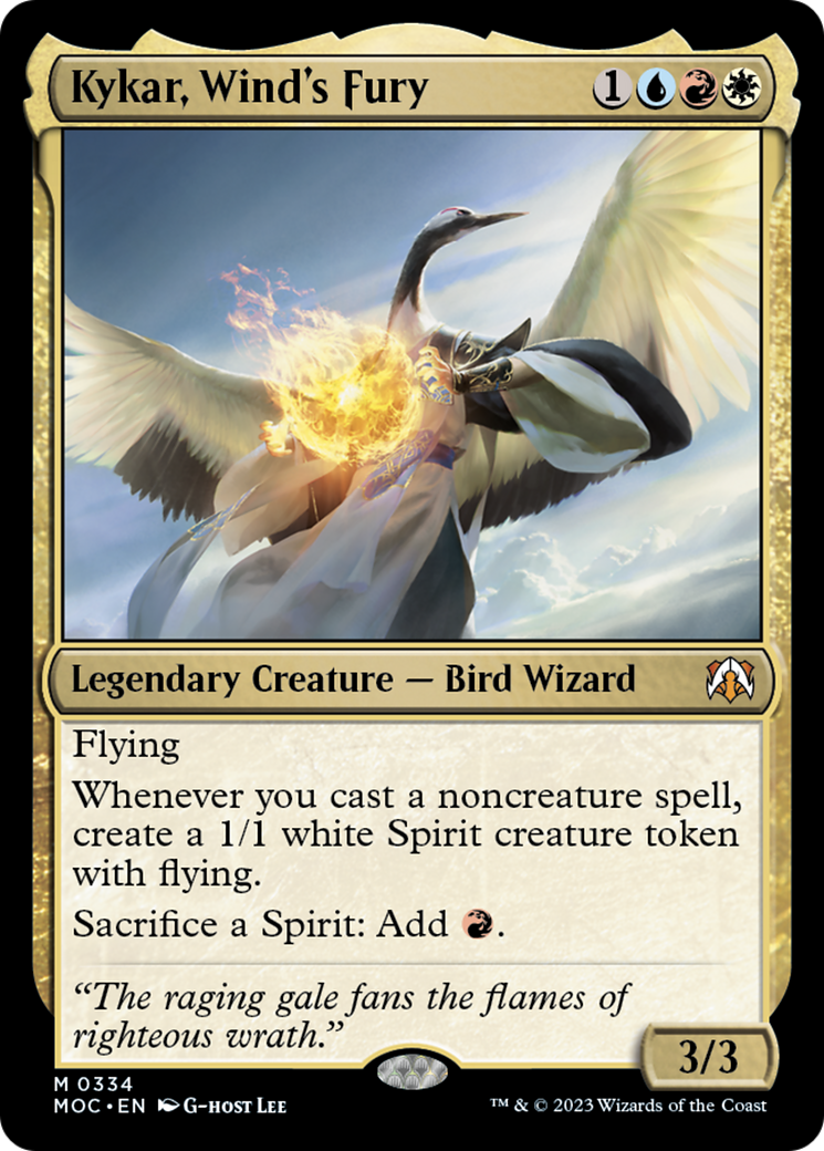Kykar, Wind's Fury [March of the Machine Commander] | Good Games Cannington
