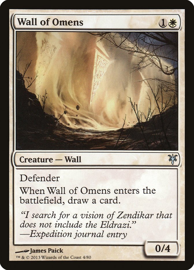 Wall of Omens [Duel Decks: Sorin vs. Tibalt] | Good Games Cannington