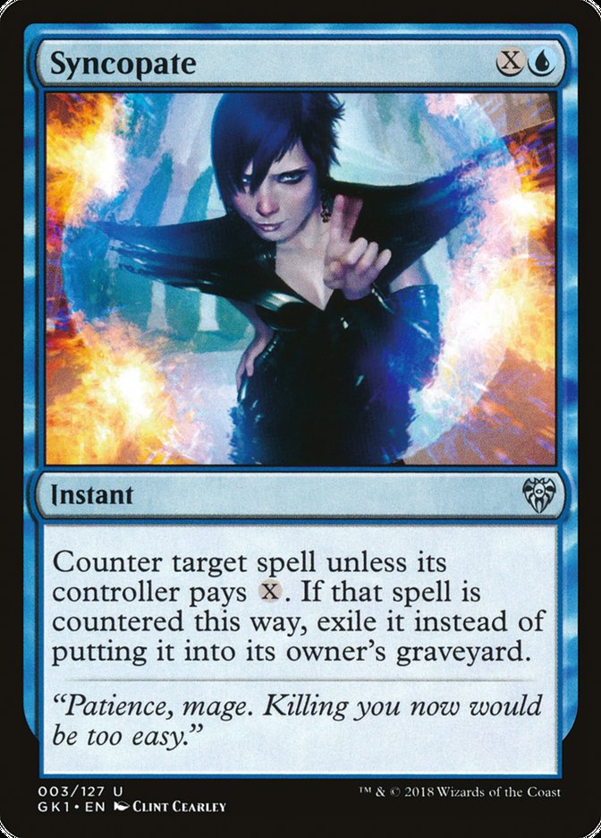 Syncopate [Guilds of Ravnica Guild Kit] | Good Games Cannington