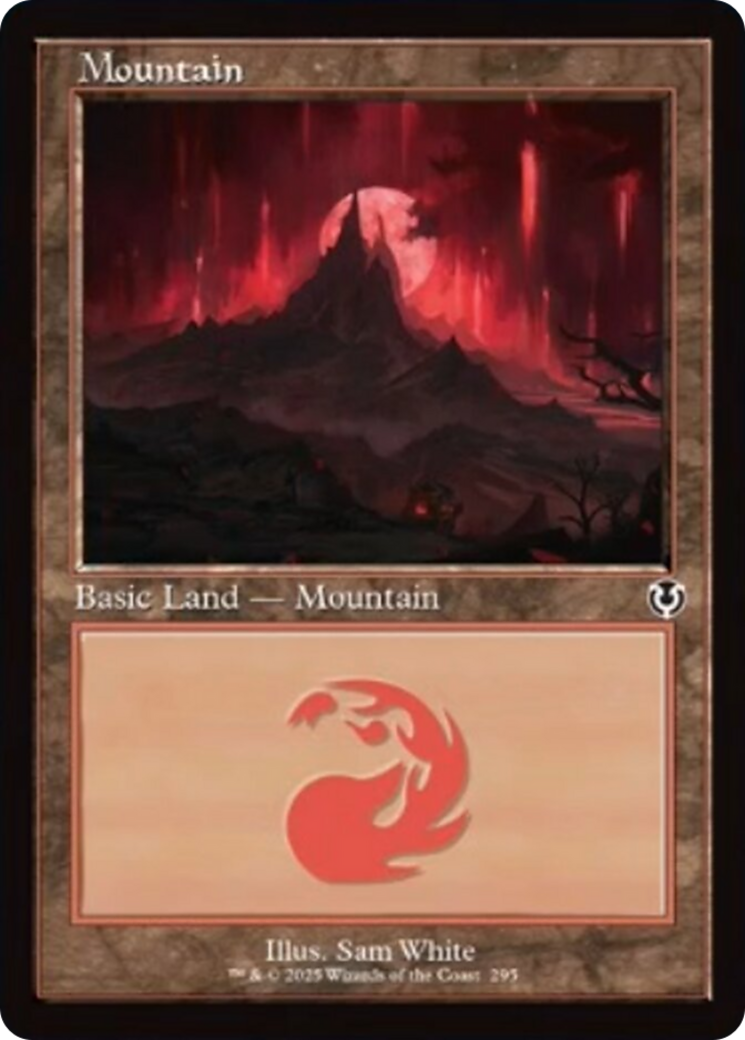 Mountain (295) (Retro Frame) [Innistrad Remastered] | Good Games Cannington