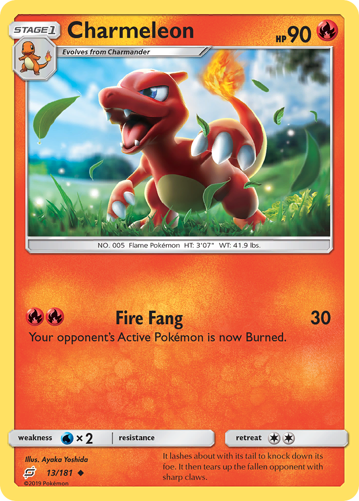 Charmeleon (13/181) [Sun & Moon: Team Up] | Good Games Cannington
