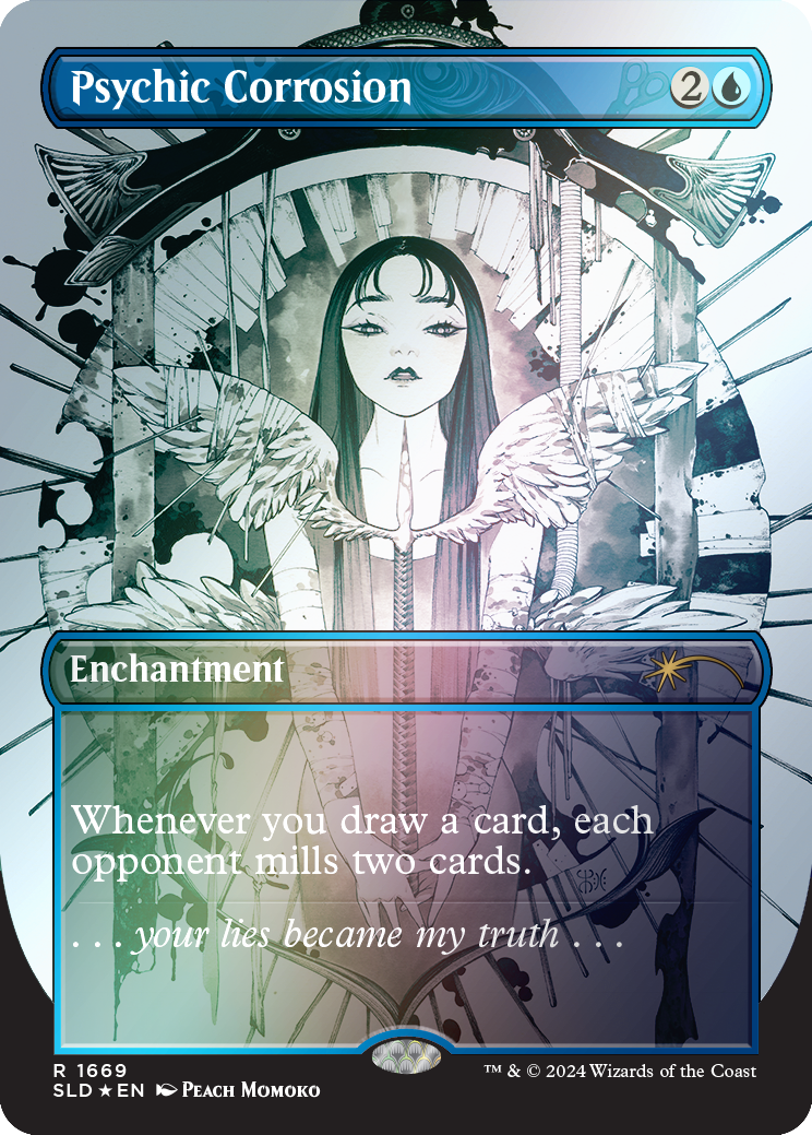 Psychic Corrosion (Rainbow Foil) [Secret Lair Drop Series] | Good Games Cannington