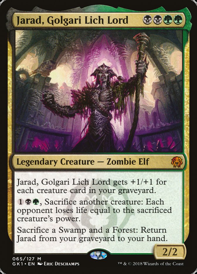 Jarad, Golgari Lich Lord [Guilds of Ravnica Guild Kit] | Good Games Cannington