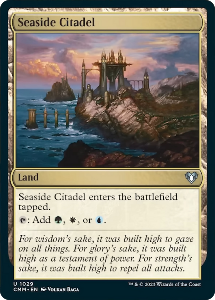 Seaside Citadel [Commander Masters] | Good Games Cannington