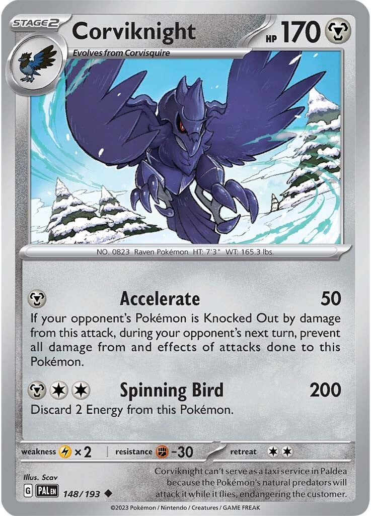 Corviknight (148/193) [Scarlet & Violet: Paldea Evolved] | Good Games Cannington