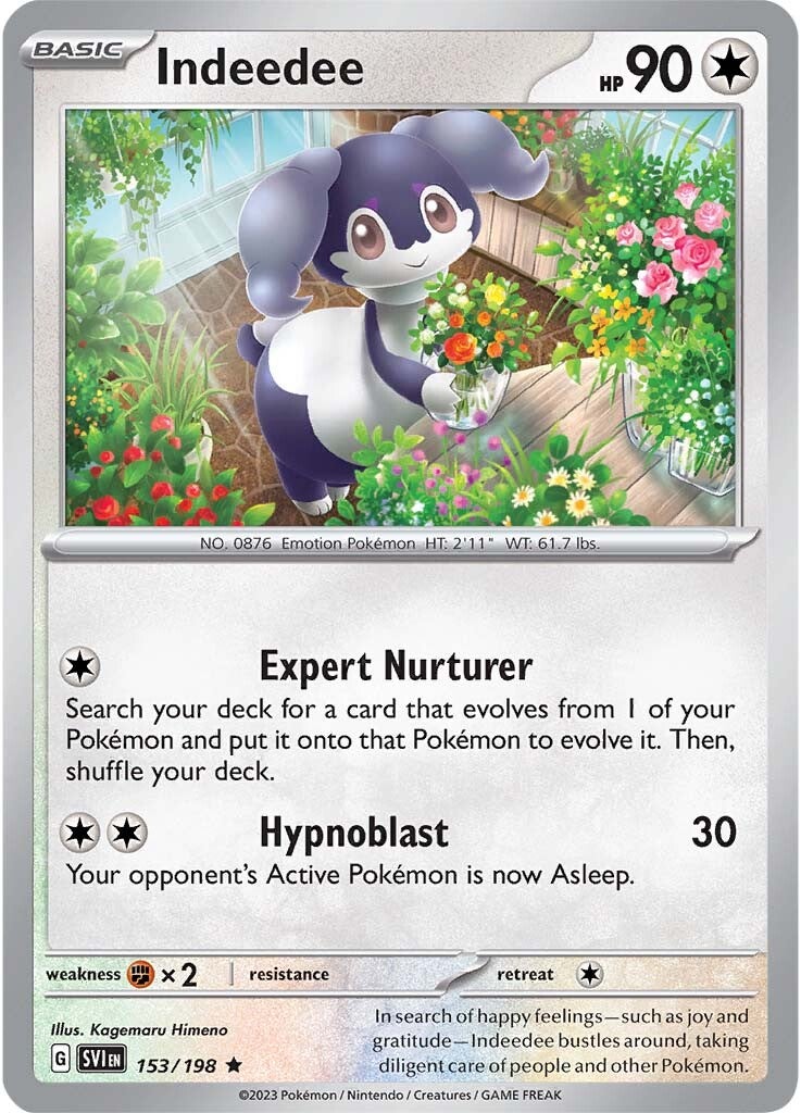 Indeedee (153/198) [Scarlet & Violet: Base Set] | Good Games Cannington