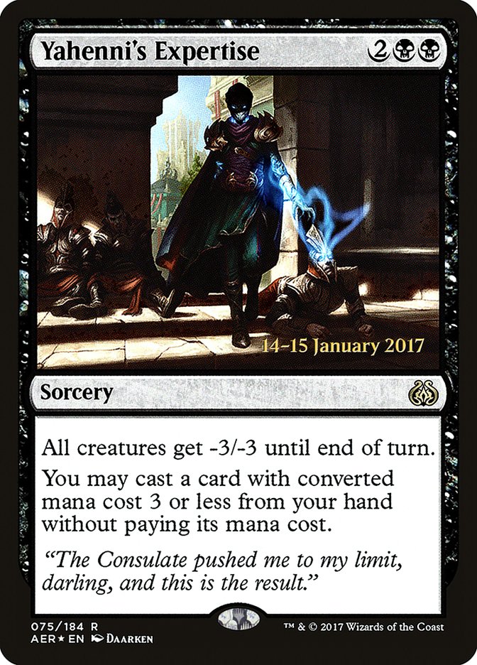 Yahenni's Expertise [Aether Revolt Prerelease Promos] | Good Games Cannington
