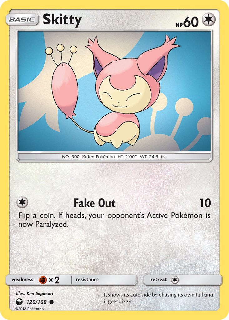 Skitty (120/168) [Sun & Moon: Celestial Storm] | Good Games Cannington