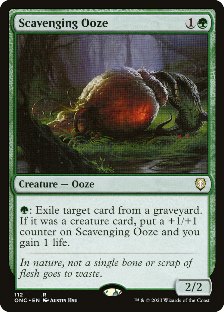 Scavenging Ooze [Phyrexia: All Will Be One Commander] | Good Games Cannington