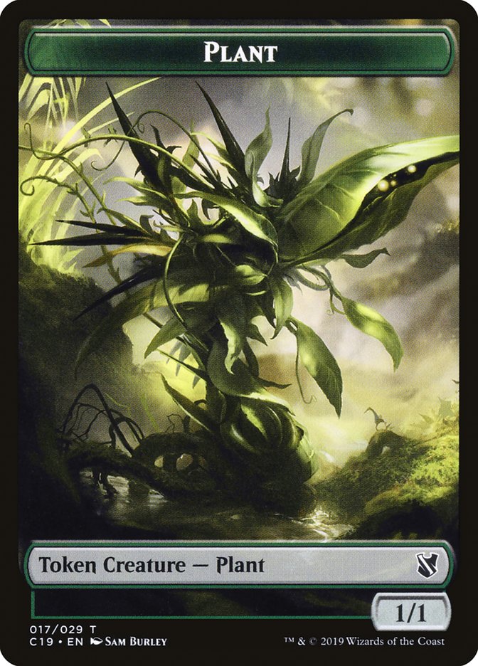 Plant Token [Commander 2019 Tokens] | Good Games Cannington