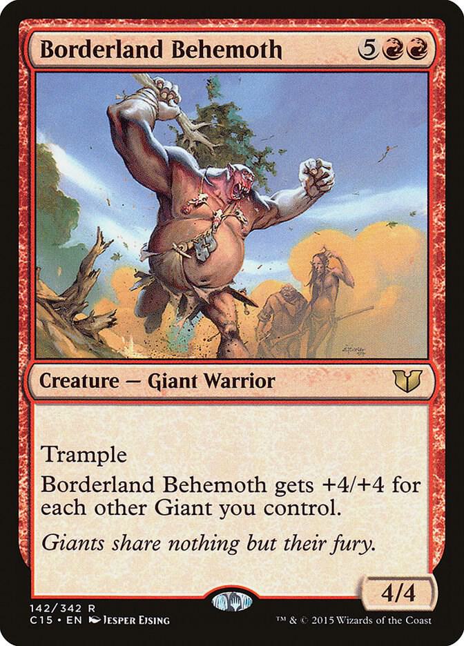 Borderland Behemoth 142/342 (Commander 2015)  | Good Games Cannington