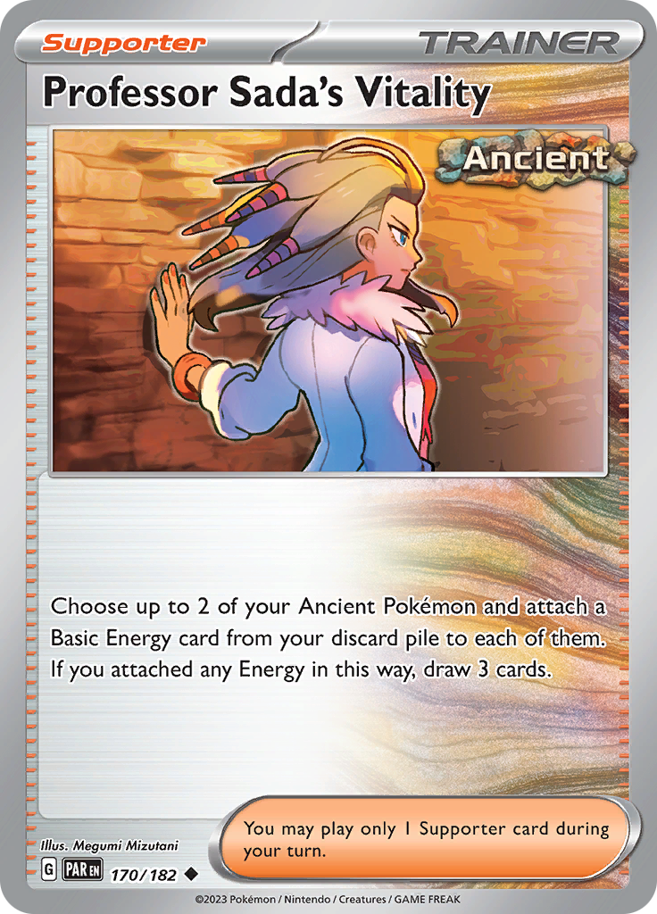 Professor Sada's Vitality (170/182) [Scarlet & Violet: Paradox Rift] | Good Games Cannington