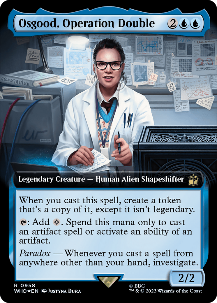 Osgood, Operation Double (Extended Art) (Surge Foil) [Doctor Who] | Good Games Cannington