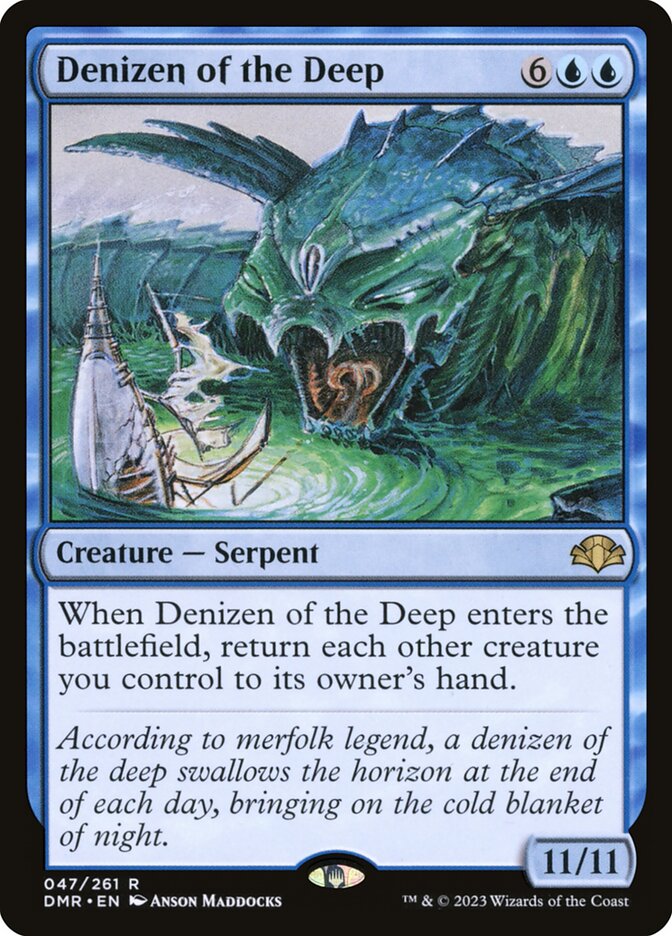 Denizen of the Deep 47 (Dominaria Remastered)  - Foil | Good Games Cannington