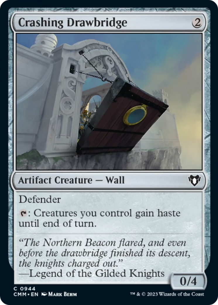 Crashing Drawbridge [Commander Masters] | Good Games Cannington