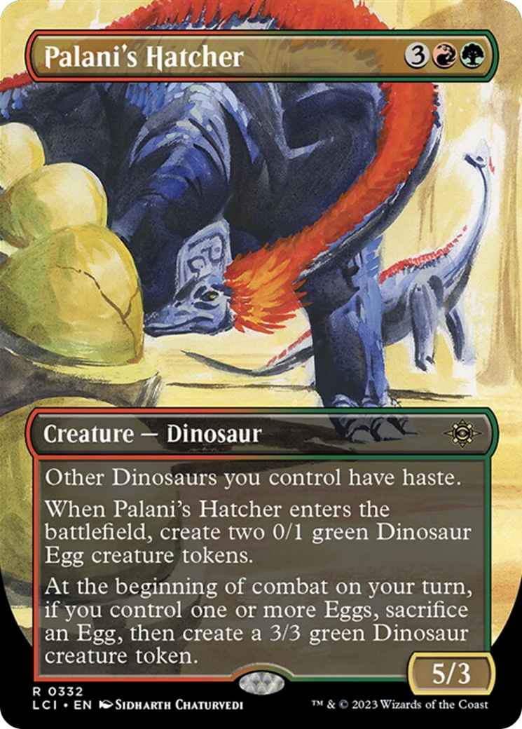 Palani's Hatcher (Borderless) [The Lost Caverns of Ixalan] | Good Games Cannington