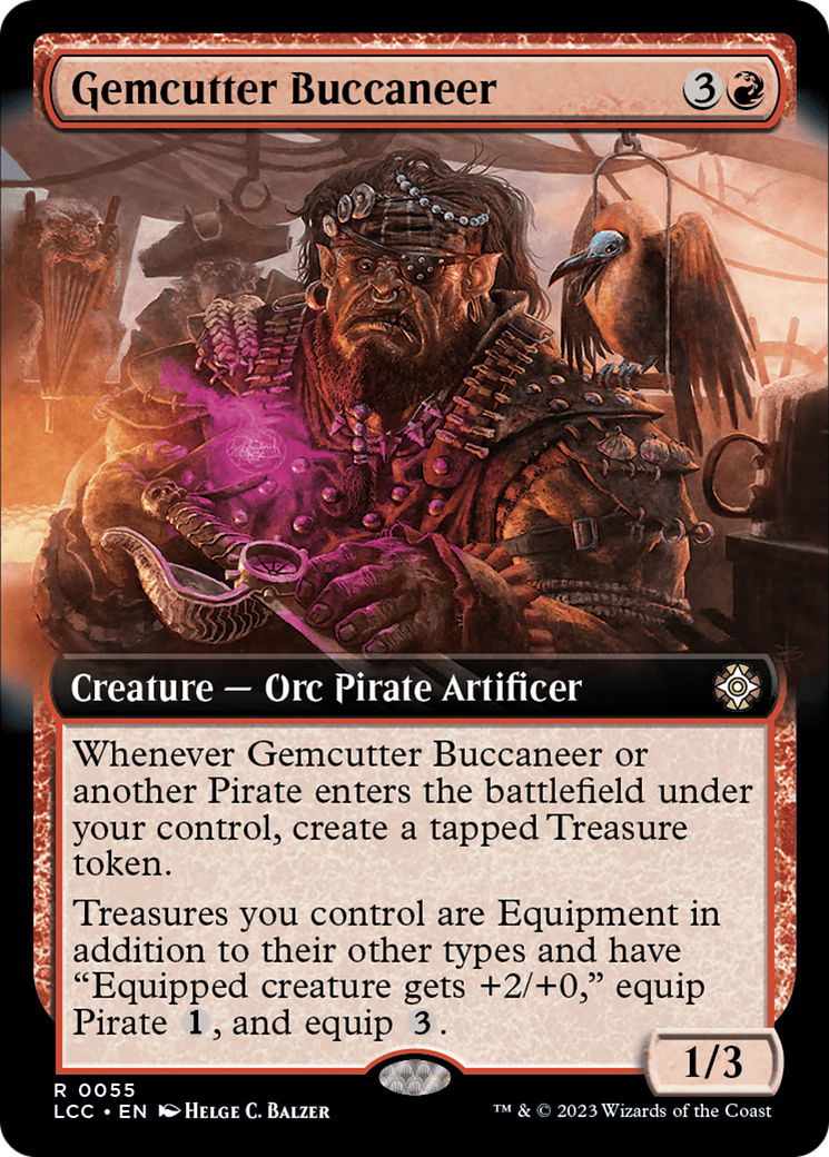 Gemcutter Buccaneer (Extended Art) [The Lost Caverns of Ixalan Commander] | Good Games Cannington
