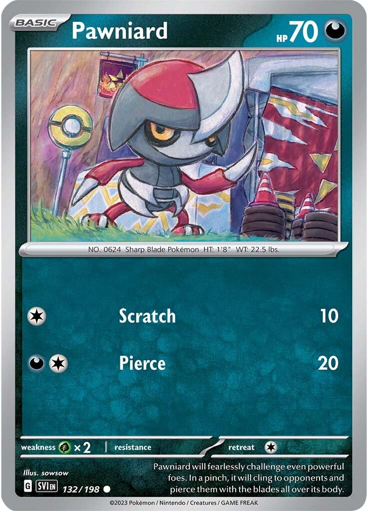 Pawniard (132/198) [Scarlet & Violet: Base Set] | Good Games Cannington