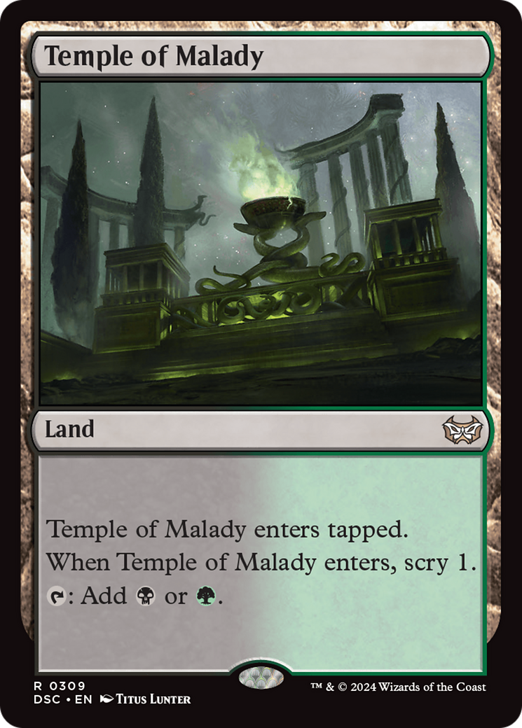 Temple of Malady [Duskmourn: House of Horror Commander] | Good Games Cannington