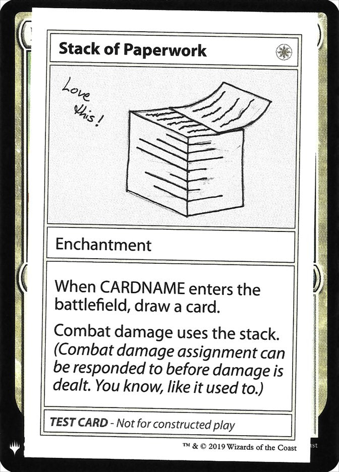 Stack of Paperwork [Mystery Booster Playtest Cards] | Good Games Cannington