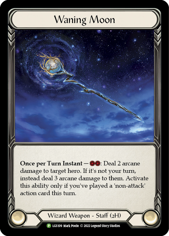 Waning Moon [LGS109] (Promo)  Cold Foil | Good Games Cannington